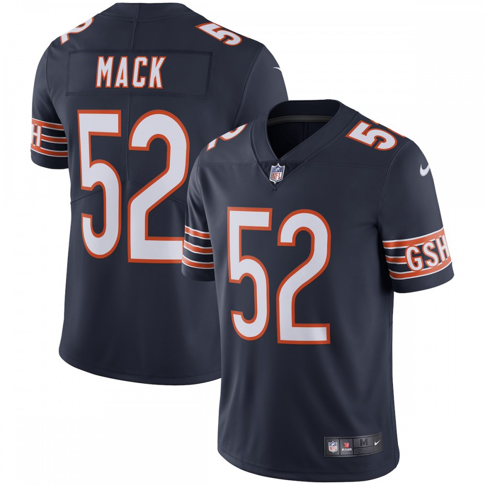 Khalil Mack Chicago Bears Nike Vapor Limited Jersey - Navy-GridironStore